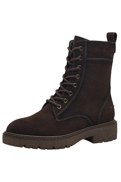 Tamaris Damen Sportliche Stiefelette 1-25223-43 Braun 304 Mocca Leder/Synthetik mit TOUCH-IT