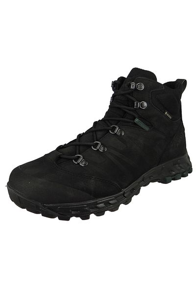 Aku Herren Stiefel Wanderschuhe Coldai NBK GTX 350 Schwarz 052 Black Leder mit Vibram Selvatica Megagrip