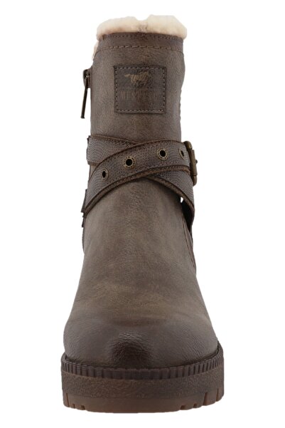 Mustang Damen Elegante Stiefelette Winterschuhe 15m0032001 Grau 021 Mud Kunstleder