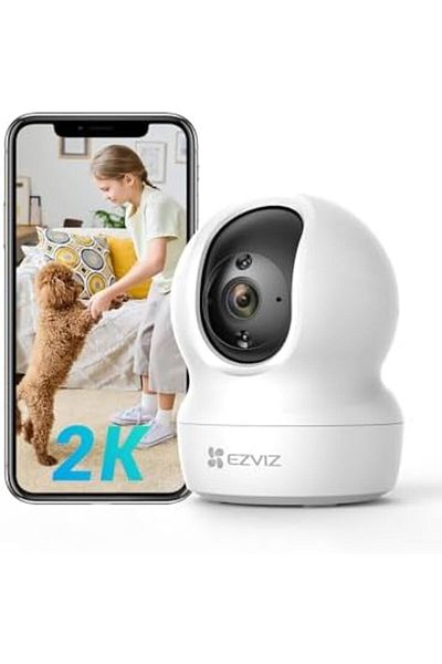 EZVIZ 2K Baby Monitor Pan&Tilt Security Camera Indoor(CP1)