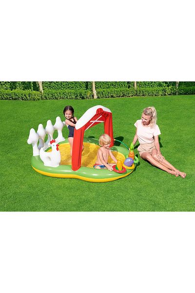 BESTWAY Bestway Little Farmer Paddling Water Play Center 1.75mx1.47mx1.02m 53065