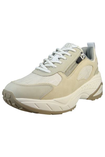 Waldläufer Damen Low Sneaker H+K Pepper 721002-100 Beige 060 Beige Leder mit EVA & herausnehmbar