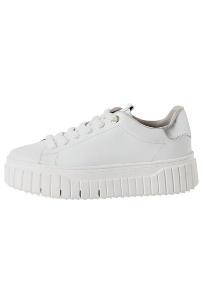 Tamaris Damen Low Sneaker 1-23702-45 Weiß 197 White Comb Leder
