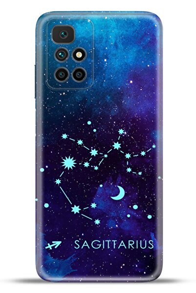 cupcase Xiaomi Redmi 10 2022 Uyumlu Kılıf Esnek Silikon Kapak Kamera Koruma Özel Tasarım - Yay Burcu