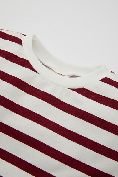DeFacto Baby Boy Striped Crew Neck Short Sleeve T-Shirt - D5433A524Sm