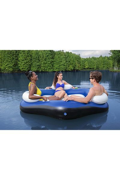 BESTWAY CoolerZ Inflatable Water Sport X3 Island 1.99mx1.76m 43111