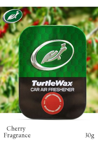 Turtle Wax Car Air Freshener Cherry Fragrance 30g, Long Lasting, Leak Proof, All Season Use