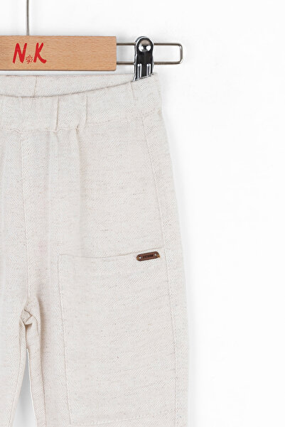 nk kids Pamuklu Rahat Kalıp Günlük Cepli Esnek Belli Mevsimlik Hafif Erkek Çocuk Pantolon