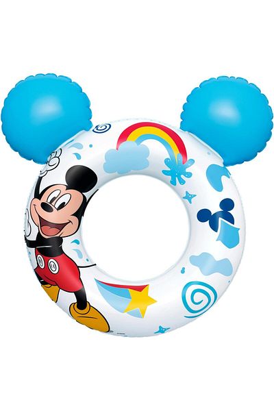 BESTWAY Disney Splash Pal Mickey Inflatable Swim Tube with Ears 65x66cm