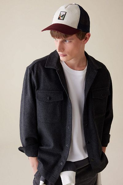 DeFacto Ακρυλικό μπουφάν Relaxed Fit - Μακρυμάνικο, Basic Model C5961ax24au