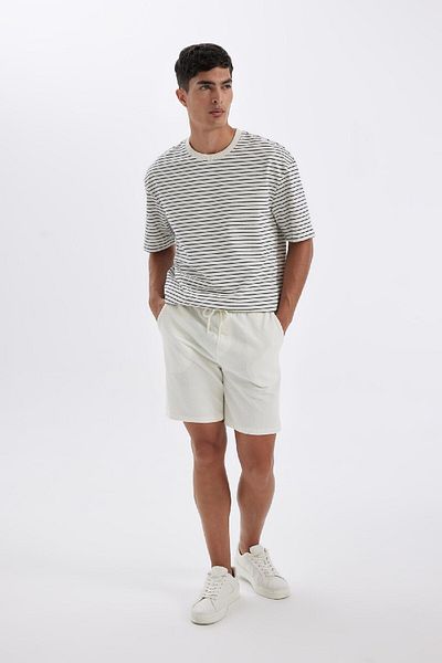 DeFacto Jacquard-Shorts mit normaler Passform D5107AX24SM