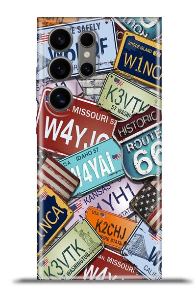 cupcase Samsung Galaxy S24 Ultra Kılıf Silikon Kamera Koruma 4k Desenli Özel ...