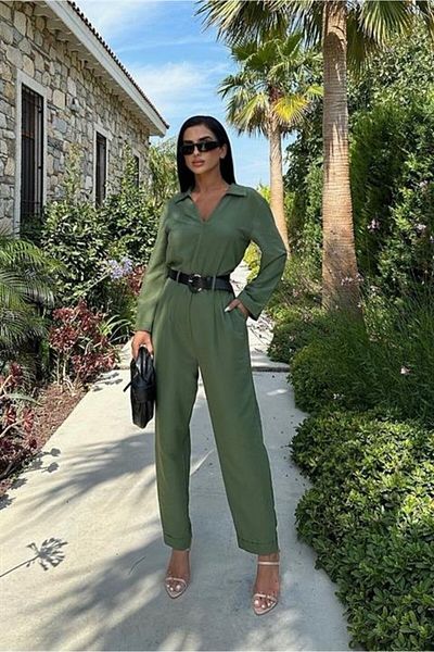 leyla sanat sanata yeni bir bakış açısı Leyla Art a New Perspective on Art Paula Polo Neck Jumpsuit 1173-08