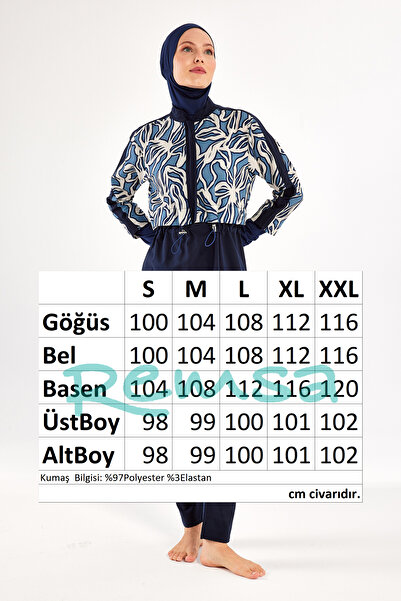 Adasea Sports Luxury 1213 Dark Navy Full Covered Hijab