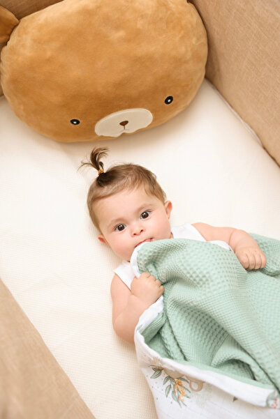 MİLNA BABY&KİDS بطانية أطفال من الموسلين مزدوجة الجوانب بطانية أطفال من الموس...