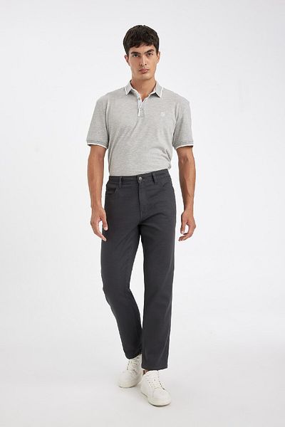 DeFacto Piqué-Polo-T-Shirt – Regular Fit, Kurzarm D5993Ax24Sm
