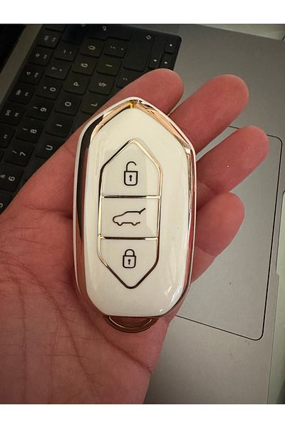 emii auto spare parts White Gold Lux T10X Compatible Key Case