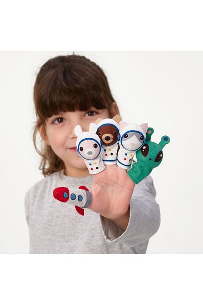 IKEA AFTONSPARV 5-piece finger puppet set, multicolour