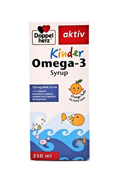 Doppelherz شراب كيندر أوميجا 3 250 مل