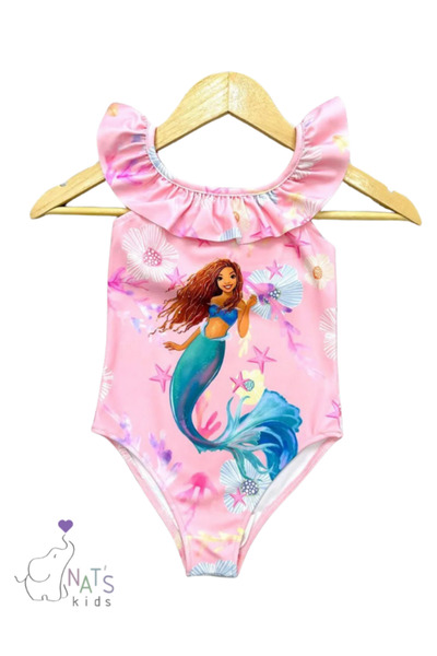 NATS KİDS Girl's Strappy Swimsuit