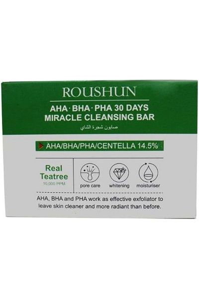 RousHun AHA.BHA.PHA 30 Days Miracle Cleansing Bar