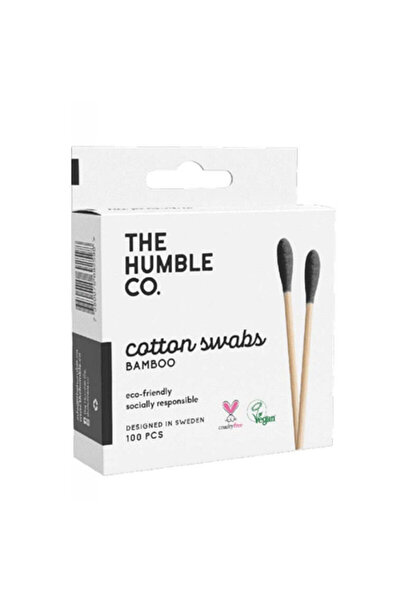 Humble Brush The Humble Co Bamboo Kulak Çubuğu Siyah 100 Adet
