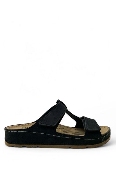 Tuğba Ortopedi S 182009   Women's Black Anatomical Slippers