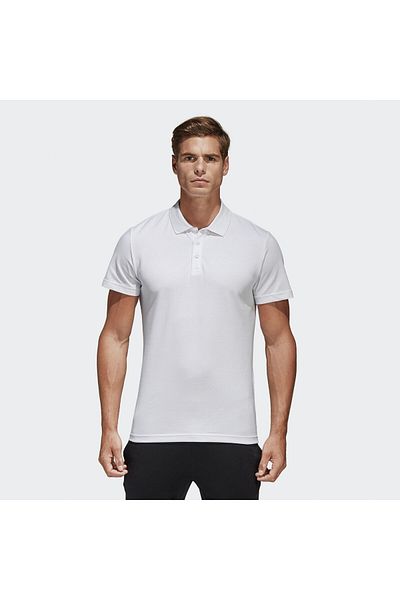 adidas Λευκό ανδρικό μπλουζάκι ESS BASE POLO101015821