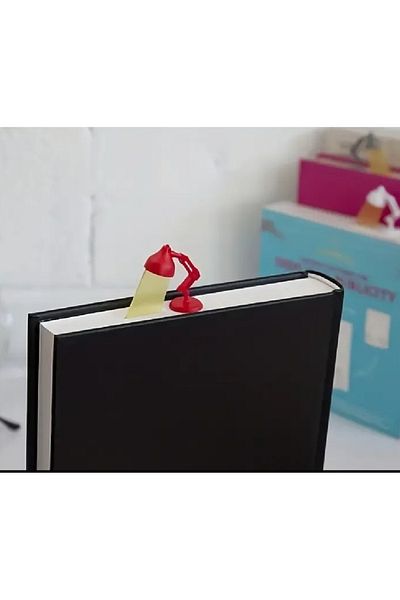 BOOKMARK Three Dimensional Table Lamp Bookends