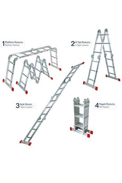 Genel Markalar Akrobat Merdiven Katlanır Merdiven 470 Cm Akrobat
