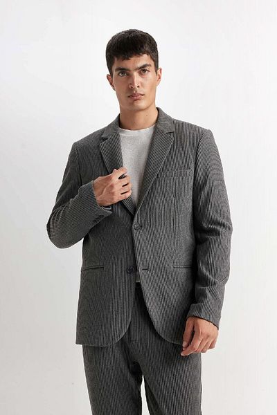 DeFacto Jacke Revers Knopf Blazer Jacke D6093ax24au
