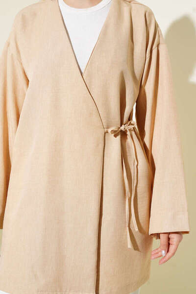 VOLT CLOTHİNG Women's Side Rope Tie Kimono