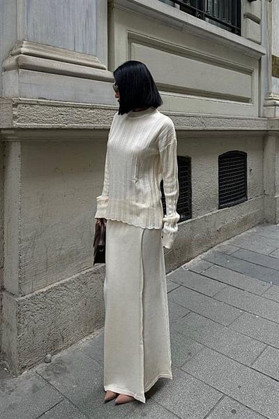 modaserdem Darcy Skirt Blouse Knitwear Suit 9969