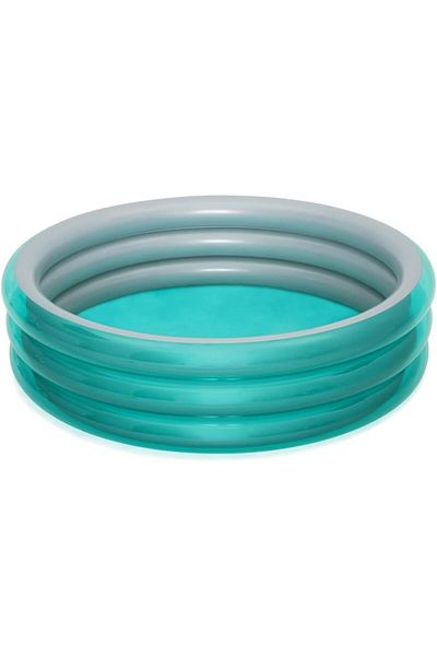 BESTWAY Bestway Inflatable Big Metallic 3-Ring Pool 2.01mx 53cm Assorted - 1 Piece