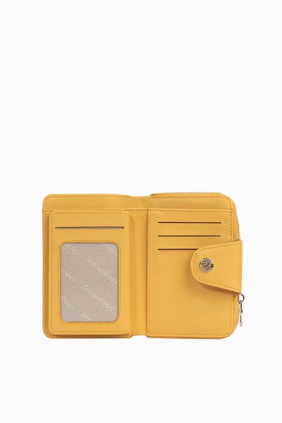 CENGİZ PAKEL Cengiz Pakel Küçük Boy Kadın Cüzdan/Portföy – 65386 - Hardal