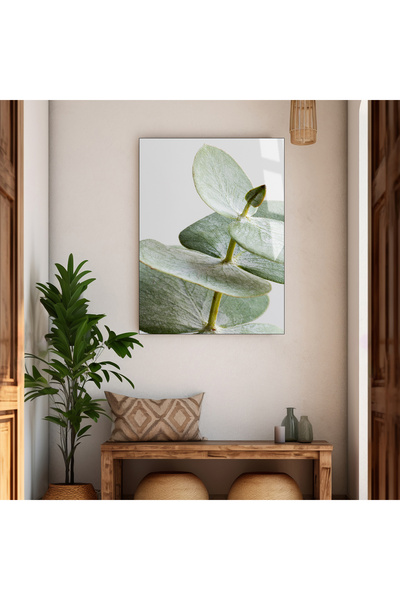 Harika bir ev HARİKABİREV | STICLA INSTRĂTĂNĂTĂ CU MODEL FRUNZE VERDE | TMTEKLİ