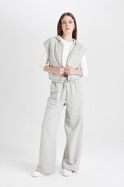 DeFacto Cool Sweatpants with Wide Leg and Elastic Waist Pocket - D6336Ax24Au