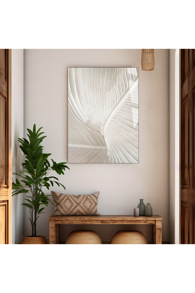 Harika bir ev HARİKABİREV | STICLA INSTRĂNGĂBILĂ DESIGN PALMĂ ALBĂ MOALE 01 |...