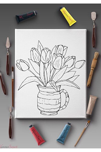 Pastelya 30x20cmtüm Boyama Türlerine Uygun Boyanabilir Tuval Mandala Tablo Ço...