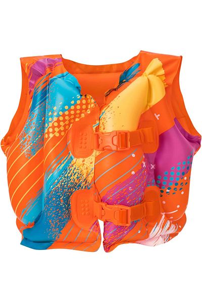 BESTWAY Swim Safe Inflatable Colorful Swimming Vest 41x30cm