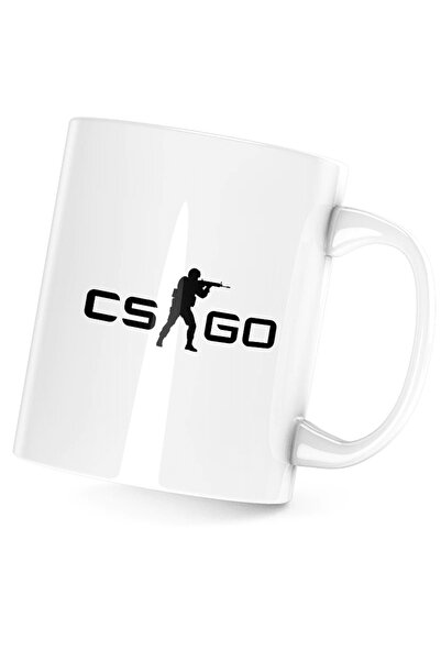 OEM Cana albă personalizată „CS:GO”, INOVATIX®. 330 ml