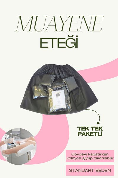 Poyrazmed 50 Pcs Disposable Nonwoven Maternity Skirt - Decimal Patient Gynecology Examination