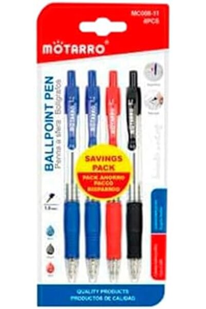 MOTARRO قلم حبر جاف MC008-11 أقلام كتابة ناعمة قبضة مريحة، يدوم طويلاً للمكتب...