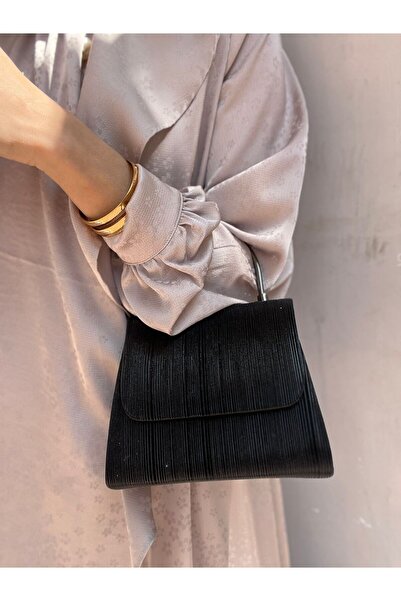 Çanta Trend Жіноча чорна вечірня сумочка на ланцюжку