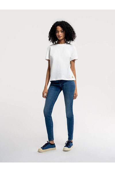 Loft Regular Fit Λευκό γυναικείο μπλουζάκι Lf2036285