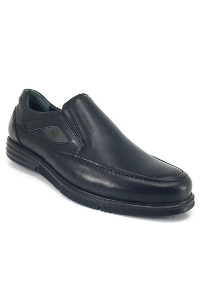 Forelli 69017-h Pantofi pentru bărbați, negru, din piele naturală, cu potrivire largă