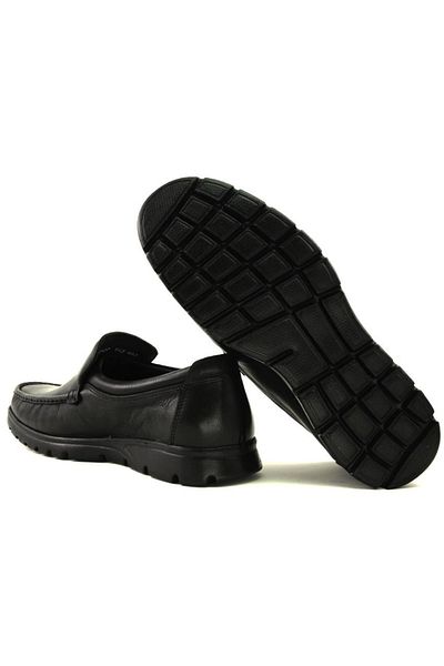 Forelli 32628 Pantofi negri pentru bărbați din piele naturală