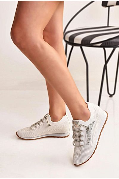 KAFKASLAR AYAKKABI Breathable Knitwear Stone Slip Use Daily Sports Shoes