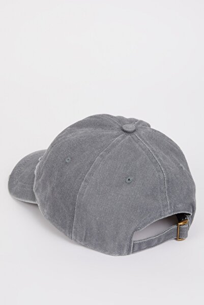 DeFacto Unisex vyšívaná Jean baseballová basketbalová čepice B8006ax25sm