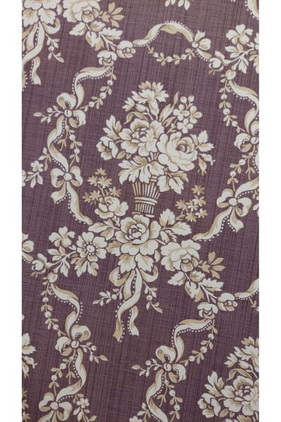 gonk Round, Country Patterned, Duck (Liquid Pusher, Stain Proof) Fabric, Tablecloth